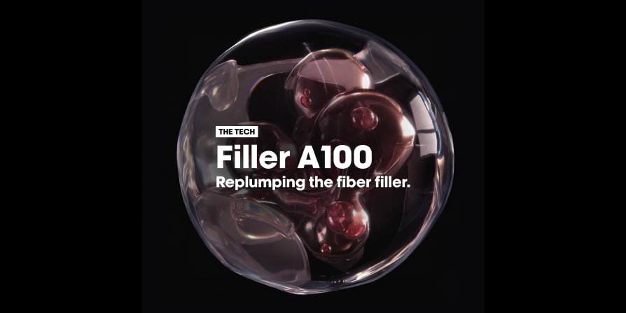 Abstract bubble texture illustrating A100 filler technology that repulps and refills the hair fiber at the core for stronger, repaired hair.